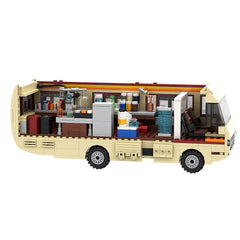 734PCS Breaking Bad White& Pinkman's Cooking Lab RV MOC Building Block Bricks |MocPixel 734PCS Breaking Bad White& Pinkman's Cooking Lab RV MOC Building Block Bricks |MocPixel - Default Title Lego Block Sets Alternative
