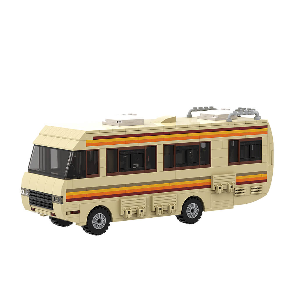 734PCS Breaking Bad White& Pinkman's Cooking Lab RV MOC Building Block Bricks |MocPixel 734PCS Breaking Bad White& Pinkman's Cooking Lab RV MOC Building Block Bricks |MocPixel - Default Title Lego Block Sets Alternative