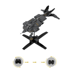Micro Aliens Series PART I : UD-4L Dropship Flying/ Landing Type MOC Building Block Bricks |MocPixel Micro Aliens Series PART I : UD-4L Dropship Flying/ Landing Type MOC Building Block Bricks |MocPixel - Flying+Landing Type Lego Block Sets Alternative