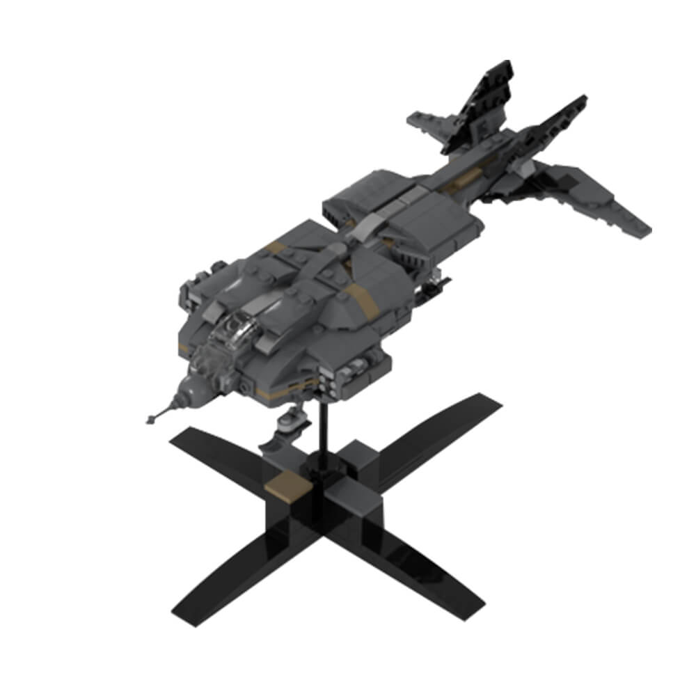 Micro Aliens Series PART I : UD-4L Dropship Flying/ Landing Type MOC Building Block Bricks |MocPixel Micro Aliens Series PART I : UD-4L Dropship Flying/ Landing Type MOC Building Block Bricks |MocPixel - Flying Type Lego Block Sets Alternative