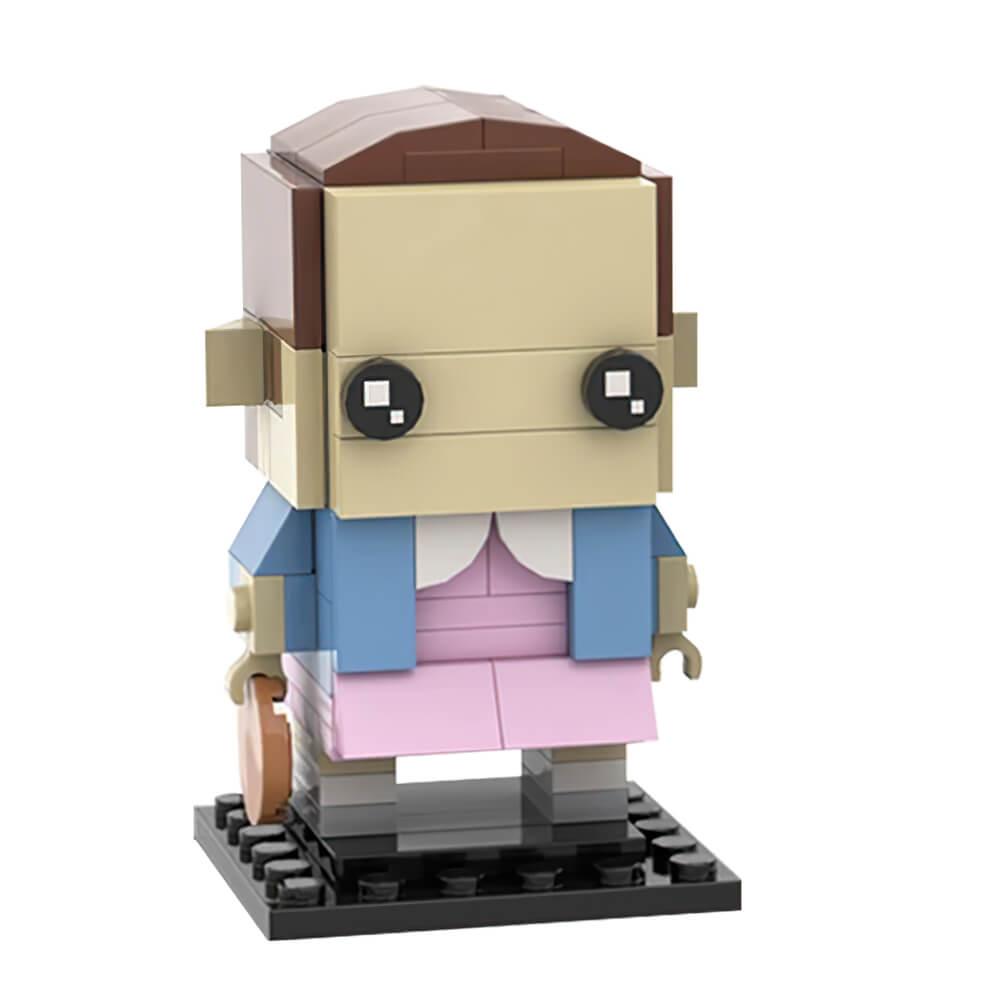 Stranger Series Brickheadz Collection - Dustin & Eleven / Vecna MOC Building Block Bricks |MocPixel Stranger Series Brickheadz Collection - Dustin & Eleven / Vecna MOC Building Block Bricks |MocPixel - Dustin & Eleven Lego Block Sets Alternative