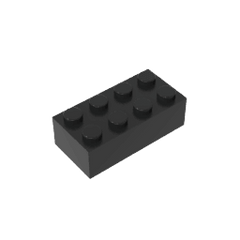 Brick 2 x 4 #3001 Brick 2 x 4 #3001 - 80-Black Lego Block Sets Alternative