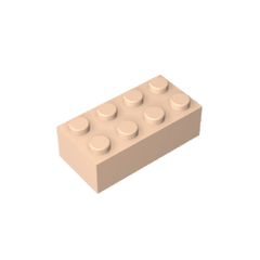 Brick 2 x 4 #3001 Brick 2 x 4 #3001 - 32-Light Flesh Lego Block Sets Alternative