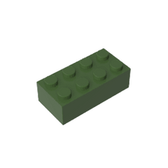 Brick 2 x 4 #3001 Brick 2 x 4 #3001 - 41-Tarmac Lego Block Sets Alternative