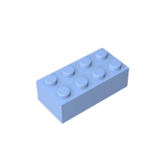 Brick 2 x 4 #3001 Brick 2 x 4 #3001 - 53-Bright Light Blue Lego Block Sets Alternative