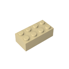 Brick 2 x 4 #3001 Brick 2 x 4 #3001 - 31-Tan Lego Block Sets Alternative