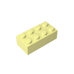 Brick 2 x 4 #3001 Brick 2 x 4 #3001 - 33-Bright Light Yellow Lego Block Sets Alternative