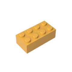 Brick 2 x 4 #3001 Brick 2 x 4 #3001 - 36-Bright Light Orange Lego Block Sets Alternative