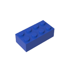 Brick 2 x 4 #3001 Brick 2 x 4 #3001 - 50-Blue Lego Block Sets Alternative