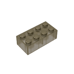 Brick 2 x 4 #3001 Brick 2 x 4 #3001 - 170-Trans Black Lego Block Sets Alternative