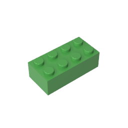 Brick 2 x 4 #3001 Brick 2 x 4 #3001 - 43-Bright Green Lego Block Sets Alternative