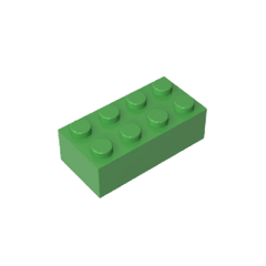 Brick 2 x 4 #3001 Brick 2 x 4 #3001 - 43-Bright Green Lego Block Sets Alternative