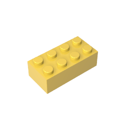 Brick 2 x 4 #3001 Brick 2 x 4 #3001 - 30-Yellow Lego Block Sets Alternative