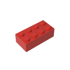 Brick 2 x 4 #3001 Brick 2 x 4 #3001 - 10-Red Lego Block Sets Alternative
