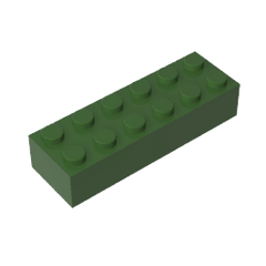 Brick 2 x 6 #44237 Brick 2 x 6 #44237 - 41-Tarmac Lego Block Sets Alternative