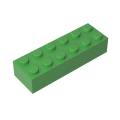 Brick 2 x 6 #44237 Brick 2 x 6 #44237 - 43-Bright Green Lego Block Sets Alternative