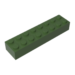 Brick 2 x 8 #93888 Brick 2 x 8 #93888 - 41-Tarmac Lego Block Sets Alternative