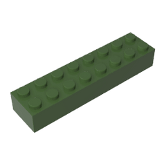 Brick 2 x 8 #93888 Brick 2 x 8 #93888 - 41-Tarmac Lego Block Sets Alternative