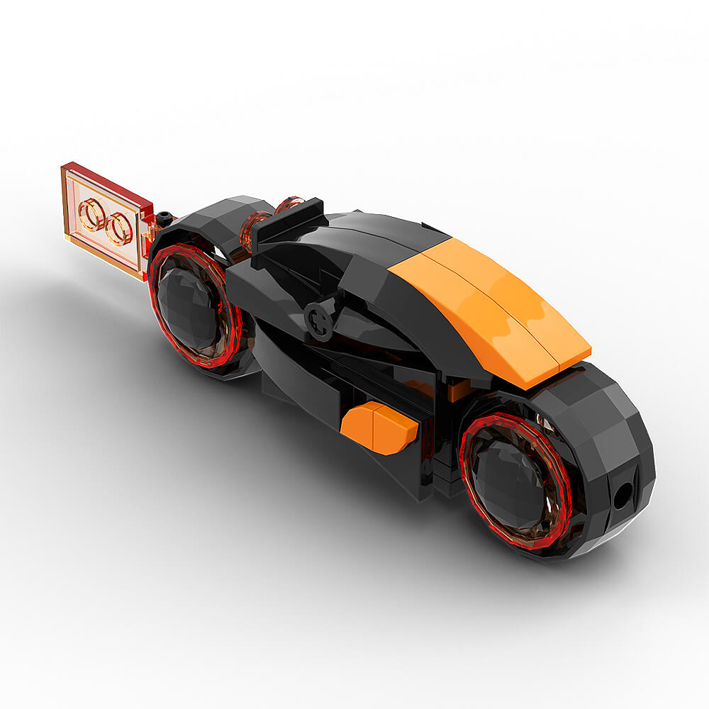 Tron: lightcycle & Classic Recognizer MOC Building Block Bricks |MocPixel Tron: lightcycle & Classic Recognizer MOC Building Block Bricks |MocPixel - 3 X 67PCS+Recognizer Lego Block Sets Alternative