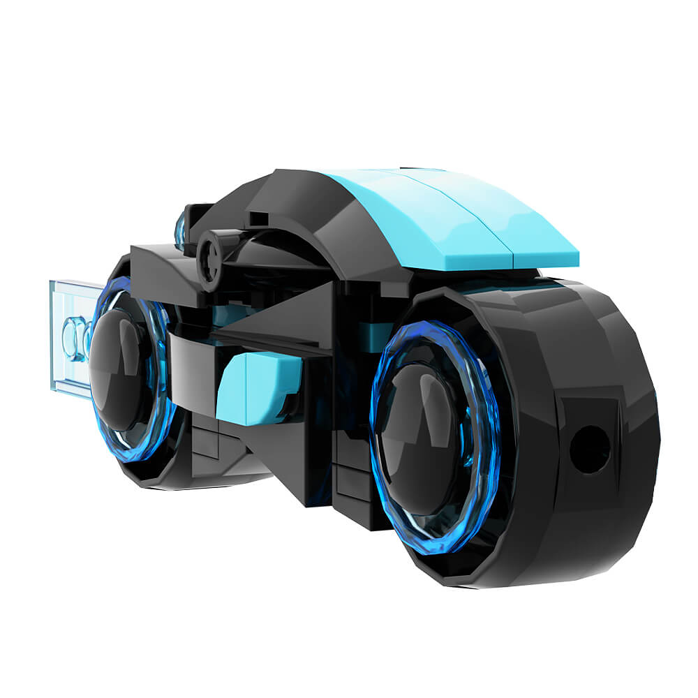 Tron: lightcycle & Classic Recognizer MOC Building Block Bricks |MocPixel Tron: lightcycle & Classic Recognizer MOC Building Block Bricks |MocPixel - 3 X 67PCS+Recognizer Lego Block Sets Alternative