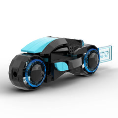Tron: lightcycle & Classic Recognizer MOC Building Block Bricks |MocPixel Tron: lightcycle & Classic Recognizer MOC Building Block Bricks |MocPixel - 3 X 67PCS+Recognizer Lego Block Sets Alternative