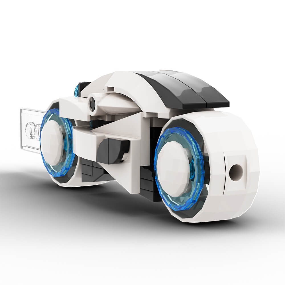 Tron: lightcycle & Classic Recognizer MOC Building Block Bricks |MocPixel Tron: lightcycle & Classic Recognizer MOC Building Block Bricks |MocPixel - 3 X 67PCS+Recognizer Lego Block Sets Alternative