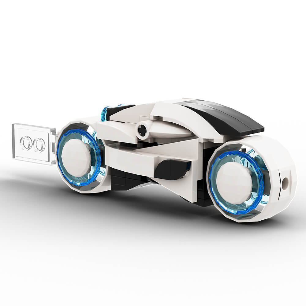 Tron: lightcycle & Classic Recognizer MOC Building Block Bricks |MocPixel Tron: lightcycle & Classic Recognizer MOC Building Block Bricks |MocPixel - 3 X 67PCS+Recognizer Lego Block Sets Alternative