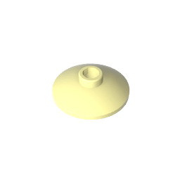 Dish 2 x 2 Inverted [Radar] #4740 Dish 2 x 2 Inverted [Radar] #4740 - 29-Pale Yellow Lego Block Sets Alternative