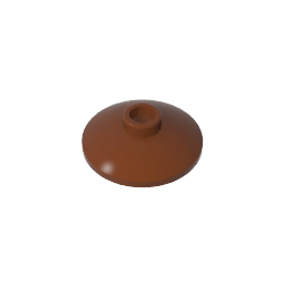 Dish 2 x 2 Inverted [Radar] #4740 Dish 2 x 2 Inverted [Radar] #4740 - 81-Reddish Brown Lego Block Sets Alternative