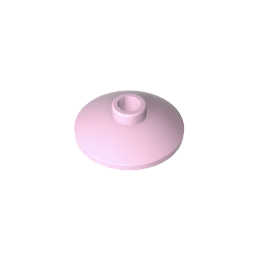 Dish 2 x 2 Inverted [Radar] #4740 Dish 2 x 2 Inverted [Radar] #4740 - 17-Pale Pink Lego Block Sets Alternative