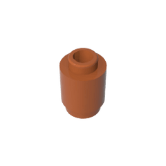 Brick Round 1 x 1 Open Stud #3062 Brick Round 1 x 1 Open Stud #3062 - 83-Dark Orange Lego Block Sets Alternative