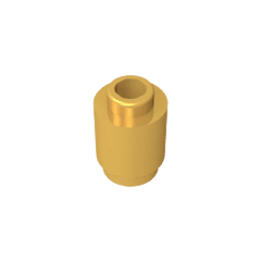 Brick Round 1 x 1 Open Stud #3062 Brick Round 1 x 1 Open Stud #3062 - 37-Bright Gold Lego Block Sets Alternative