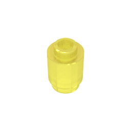 Brick Round 1 x 1 Open Stud #3062 Brick Round 1 x 1 Open Stud #3062 - 130-Trans Yellow Lego Block Sets Alternative