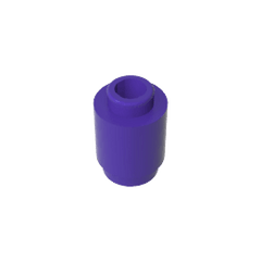 Brick Round 1 x 1 Open Stud #3062 Brick Round 1 x 1 Open Stud #3062 - 60-Dark Purple Lego Block Sets Alternative