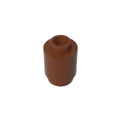 Brick Round 1 x 1 Open Stud #3062 Brick Round 1 x 1 Open Stud #3062 - 81-Reddish Brown Lego Block Sets Alternative