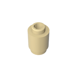 Brick Round 1 x 1 Open Stud #3062 Brick Round 1 x 1 Open Stud #3062 - 31-Tan Lego Block Sets Alternative