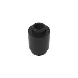Brick Round 1 x 1 Open Stud #3062 Brick Round 1 x 1 Open Stud #3062 - 80-Black Lego Block Sets Alternative