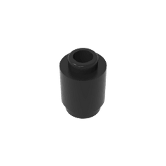 Brick Round 1 x 1 Open Stud #3062 Brick Round 1 x 1 Open Stud #3062 - 80-Black Lego Block Sets Alternative