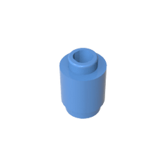 Brick Round 1 x 1 Open Stud #3062 Brick Round 1 x 1 Open Stud #3062 - 52-Medium Blue Lego Block Sets Alternative