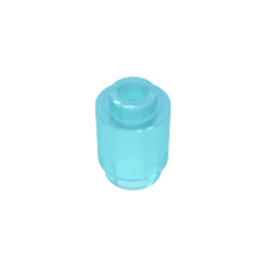 Brick Round 1 x 1 Open Stud #3062 Brick Round 1 x 1 Open Stud #3062 - 152-Trans Light Blue Lego Block Sets Alternative