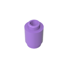 Brick Round 1 x 1 Open Stud #3062 Brick Round 1 x 1 Open Stud #3062 - 62-Medium Lavender Lego Block Sets Alternative