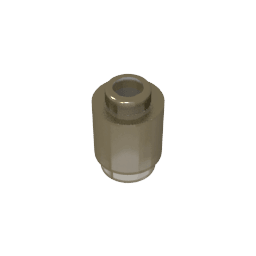 Brick Round 1 x 1 Open Stud #3062 Brick Round 1 x 1 Open Stud #3062 - 170-Trans Black Lego Block Sets Alternative