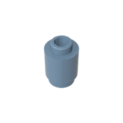 Brick Round 1 x 1 Open Stud #3062 Brick Round 1 x 1 Open Stud #3062 - 54-Sand Blue Lego Block Sets Alternative