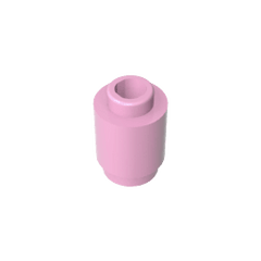 Brick Round 1 x 1 Open Stud #3062 Brick Round 1 x 1 Open Stud #3062 - 11-Bright Pink Lego Block Sets Alternative
