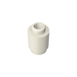 Brick Round 1 x 1 Open Stud #3062 Brick Round 1 x 1 Open Stud #3062 - 90-White Lego Block Sets Alternative