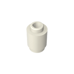 Brick Round 1 x 1 Open Stud #3062 Brick Round 1 x 1 Open Stud #3062 - 90-White Lego Block Sets Alternative