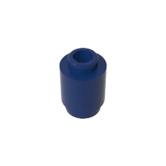 Brick Round 1 x 1 Open Stud #3062 Brick Round 1 x 1 Open Stud #3062 - 55-Dark Blue Lego Block Sets Alternative