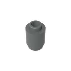 Brick Round 1 x 1 Open Stud #3062 Brick Round 1 x 1 Open Stud #3062 - 72-Dark Bluish Gray Lego Block Sets Alternative