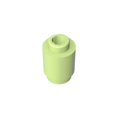 Brick Round 1 x 1 Open Stud #3062 Brick Round 1 x 1 Open Stud #3062 - 44-Yellowish Green Lego Block Sets Alternative