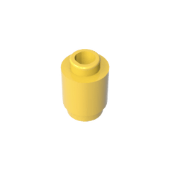 Brick Round 1 x 1 Open Stud #3062 Brick Round 1 x 1 Open Stud #3062 - 30-Yellow Lego Block Sets Alternative